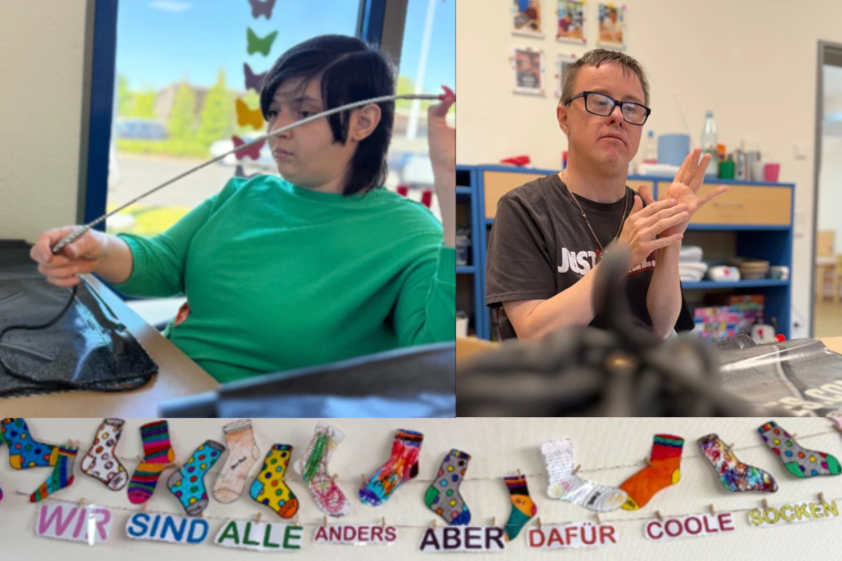 zwei Personen bei der Arbeit im der HPA2.