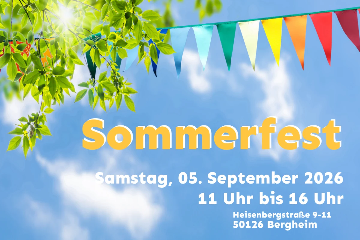 Unser Sommerfest 2026 findet statt: am 5.9.26